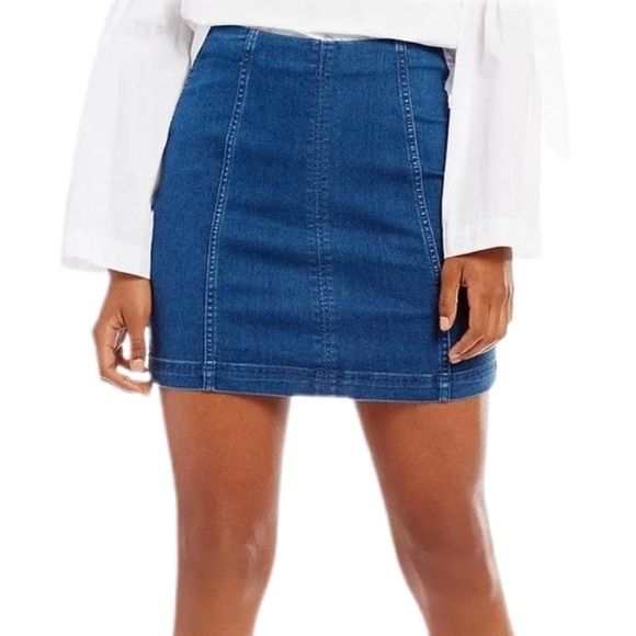 Free People Dresses & Skirts - Free People Modern Femme Denim Mini Skirt Size 2